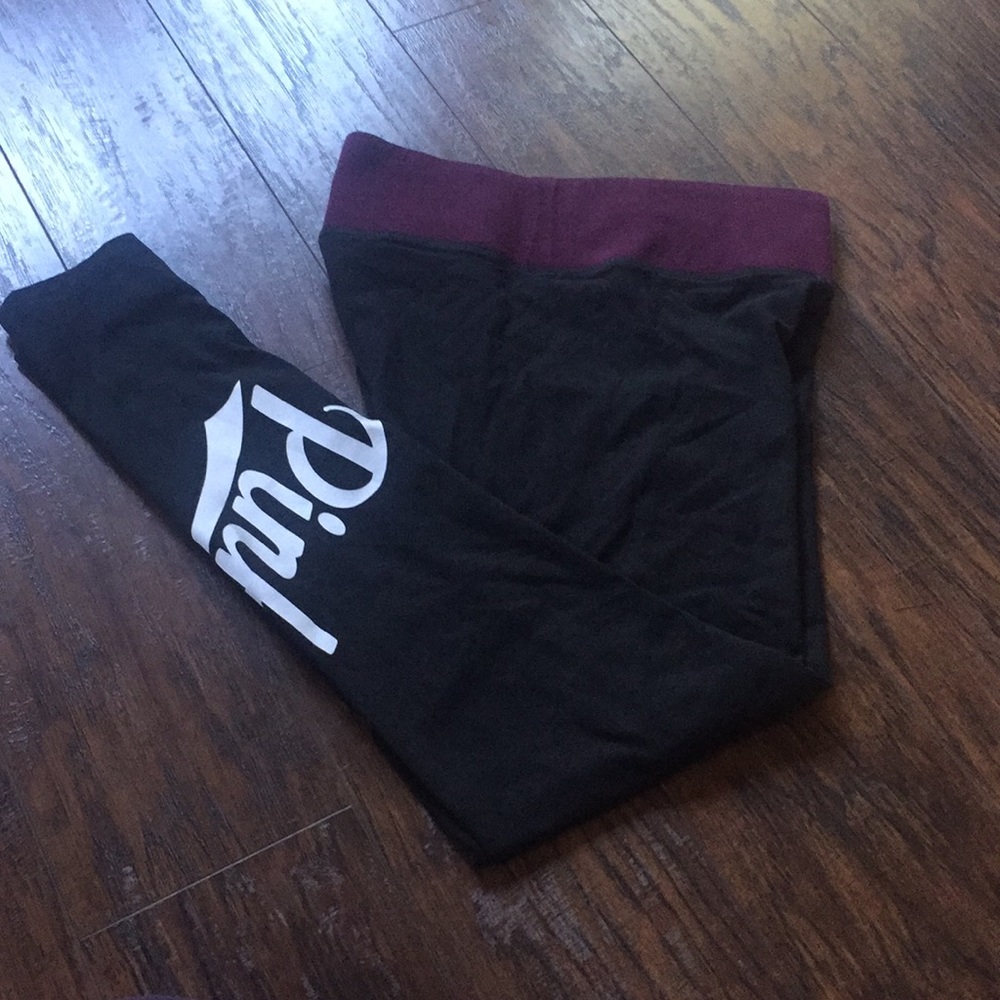 Pink yoga leggings